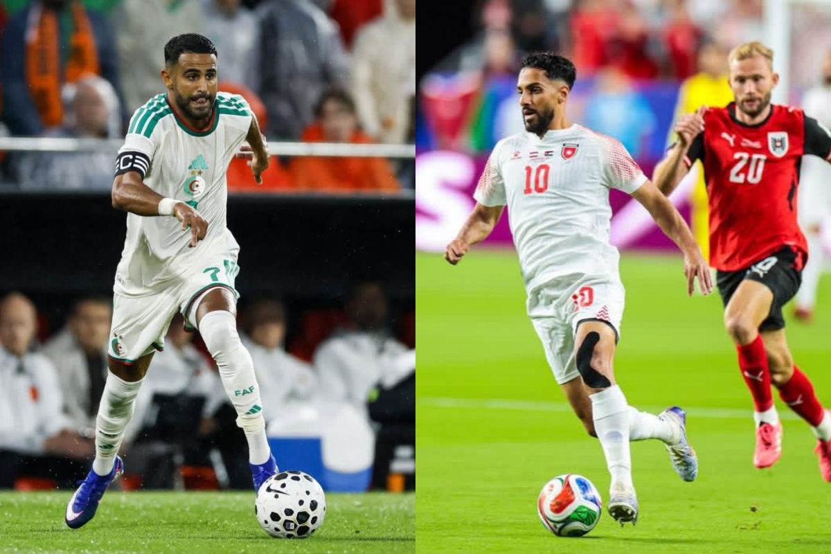 رياض محرز ضد موسى التعمري.. تشكيل الأردن ضد الجزائر في كأس العالم