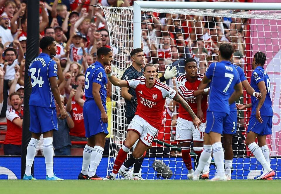 أرسنال بفوز على تشلسي في ديربي لندن بنتيجة (2-1) في قمة الجولة الثالثة بالدوري الإنجليزي الممتاز