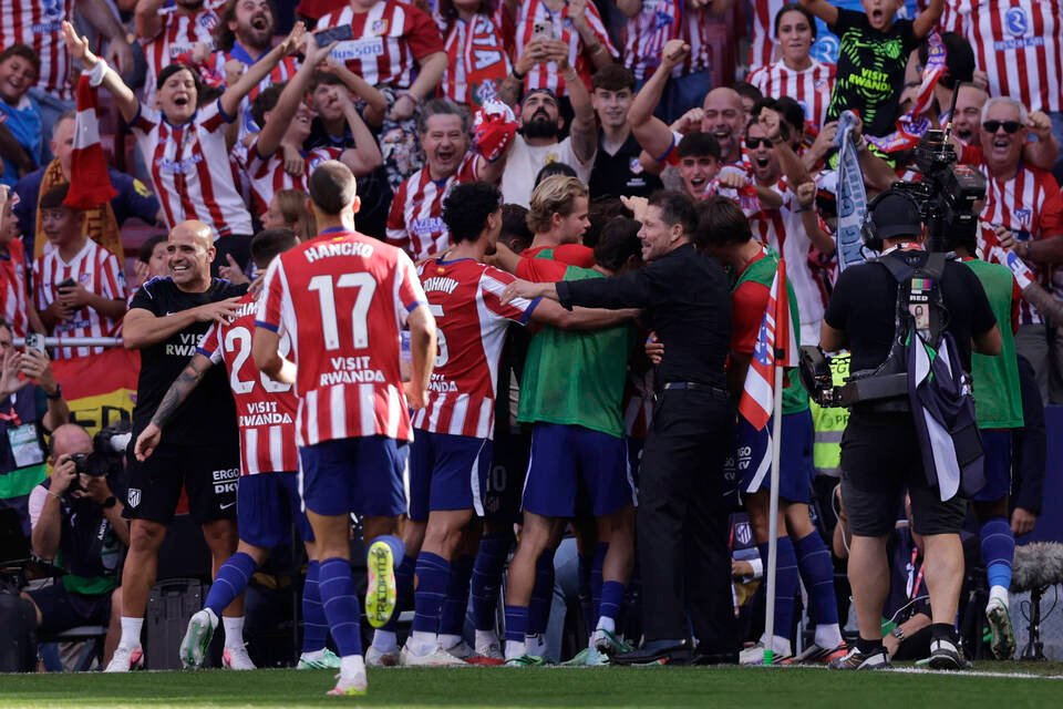 أتليتكو مدريد يفوز بالديربي أمام ريال مدريد بنتيجة (2-1) في الدوري الإسباني الممتاز